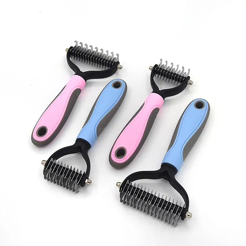 New Dog Brush Pet Dog Hair Remover Cat Comb Grooming And Care Brush For Matted Long Hair and Short Hair Curly Dog Supplies Pet
