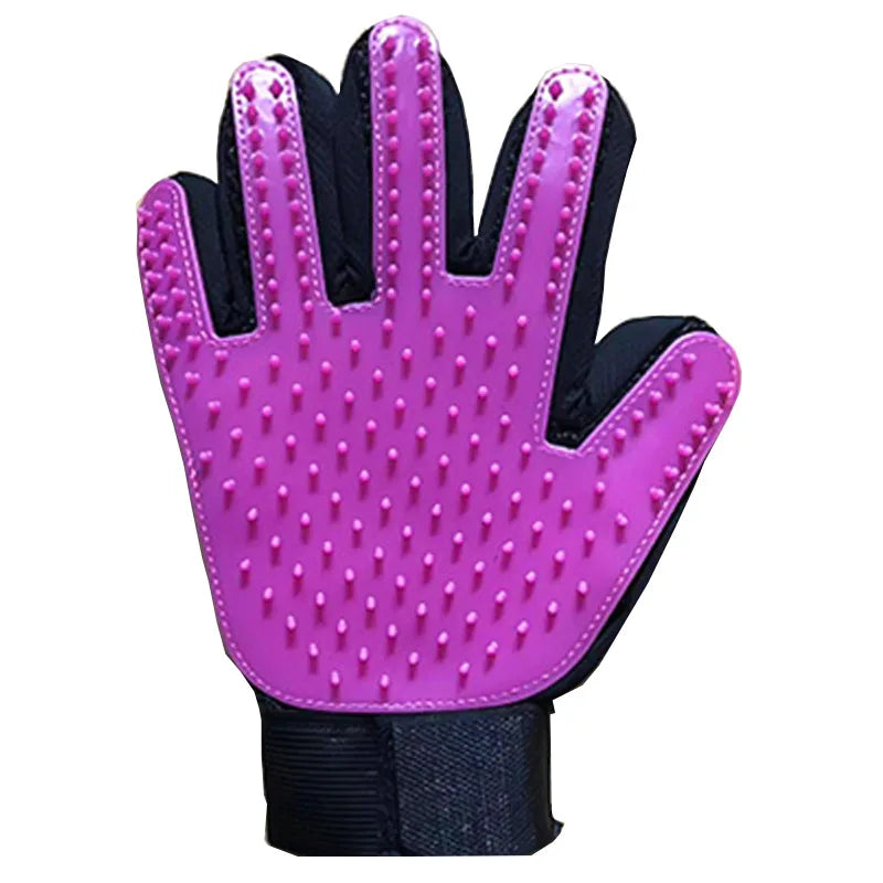 Cat stroking cats gloves rubber pet cleaning hair removal pet grooming gloves cat and dog bath products