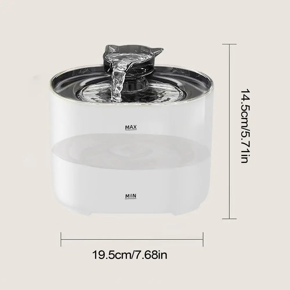 Cat Automatic Waterer Fountain with Filter Smart Pet Water Dispenser for Dog Cat Drinking Supply Multi-Layer Filtration water