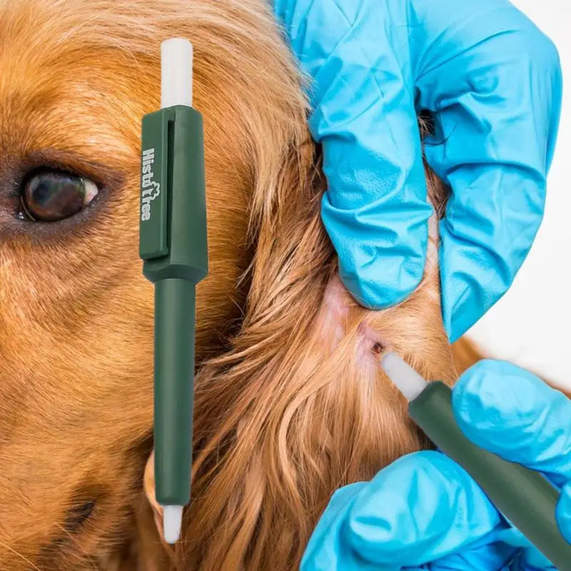 Pet Tick Remover Pen Dog Anti Ticks Fleas Tweezers Hook Picker Flea Scratching Extractor Cat Dog Grooming Supplies For Cat Dog