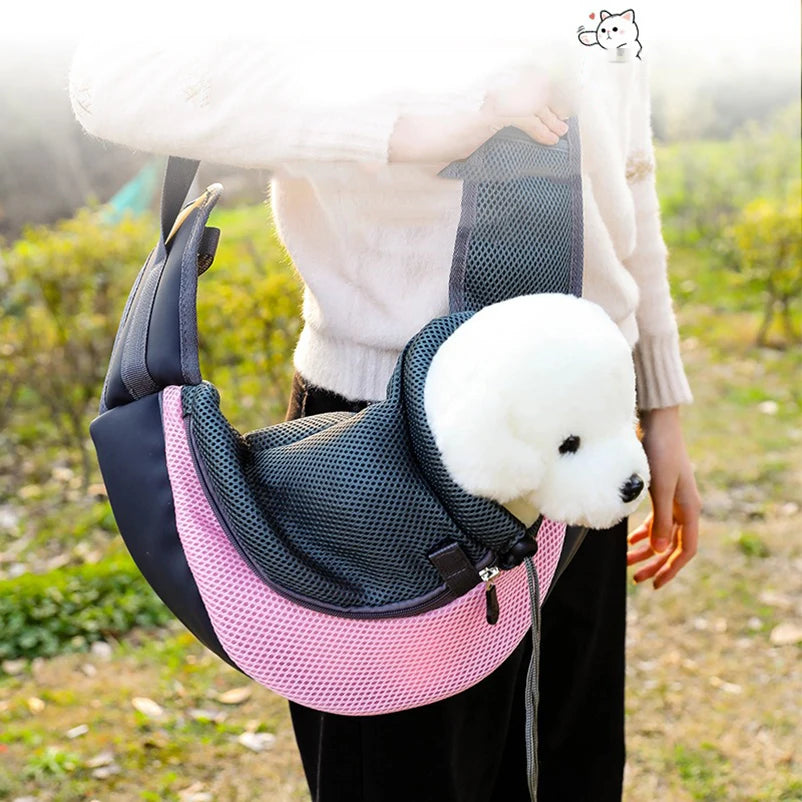 New Dog Bag Breathable Mesh Pet Backpack Carrier for Small Dogs & Cats Chihuahua-Friendly Outdoor Travel Shoulder Bag Perros Bag