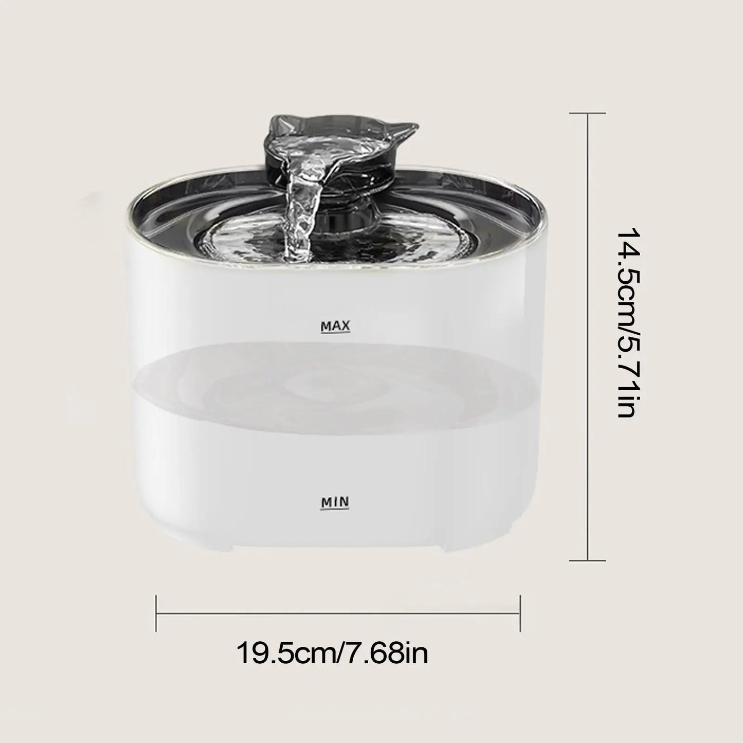 Cat Automatic Waterer Fountain with Filter Smart Pet Water Dispenser for Dog Cat Drinking Supply Multi-Layer Filtration water