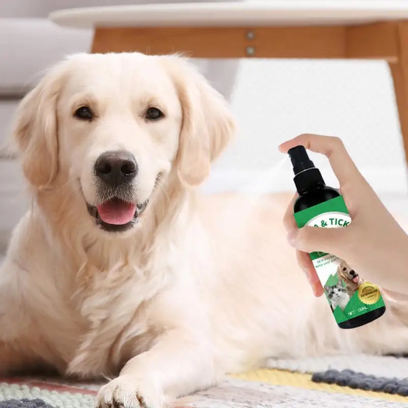 Cat Tick Spray 100ml Dog Tick Liquid Tick Prevention And Protection Portable Dog Deworming Liquid For Dogs Cats