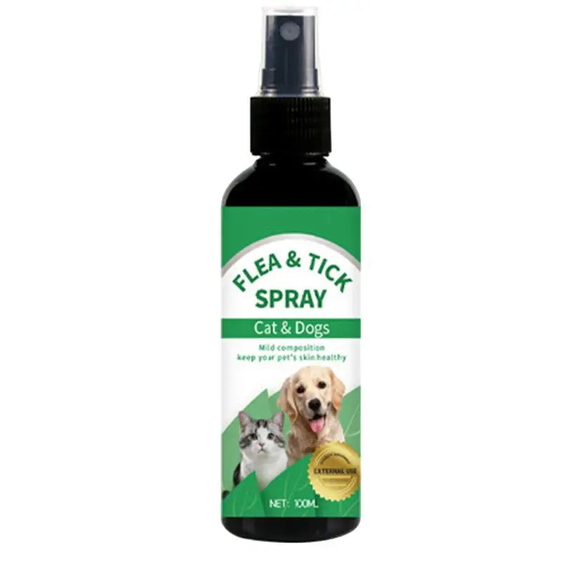 Cat Tick Spray 100ml Dog Tick Liquid Tick Prevention And Protection Portable Dog Deworming Liquid For Dogs Cats