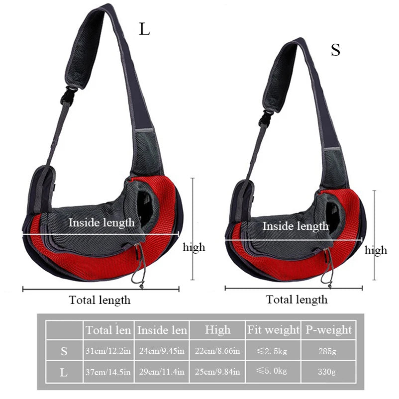 New Dog Bag Breathable Mesh Pet Backpack Carrier for Small Dogs & Cats Chihuahua-Friendly Outdoor Travel Shoulder Bag Perros Bag