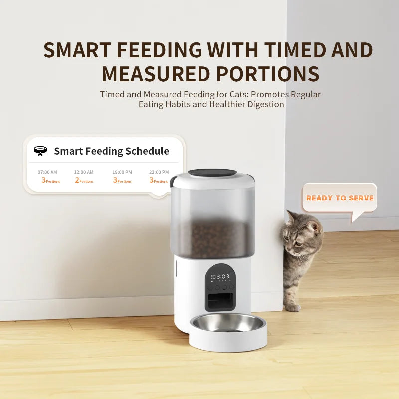 Wholesale Pet Products Supplier Smart Automatic Cat Dog Pet Feeder Bowl Water Drinking Fountain Wifi Camera Charge Power Source