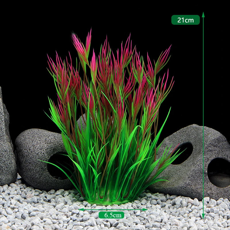Artificial Aquarium Plants Fish Tank Aquarium Decorations Plastic Underwater Water Grass Aquatic Water Weeds Viewing Decor