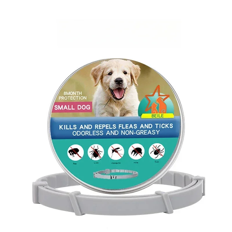 38/70CM Pet Anti Flea Ticks Antiparasitic Dog Cats Collar Protection Retractable Comfortable Breakaway Collars Kittens Large Dog