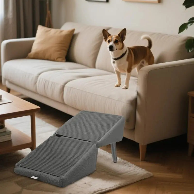 Pet Ramp Anti Slip Kitten Puppy Ladder multifunctional nonslip pet stair stool Foldable Dog Vehicle Stairs for small dogs cats