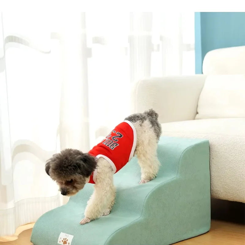 Ramp Stairs Dog Cat Pet Step Stair Ladder Memory Foam Sponge Sofa Removable and Washable Training Pet Ramp Stairs Pet Supplies