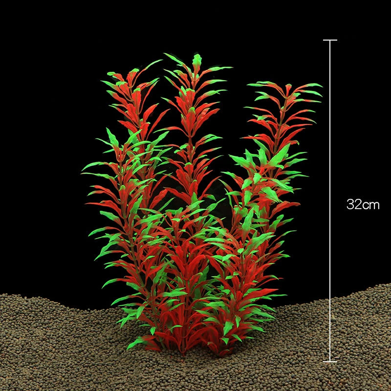 Artificial Aquarium Plants Fish Tank Aquarium Decorations Plastic Underwater Water Grass Aquatic Water Weeds Viewing Decor