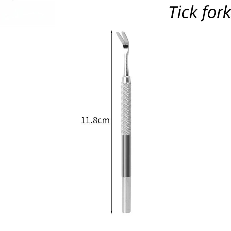 1Set Tick Removal Tool Professional Tick Removal Tweezers Used for Removing Human and Pet Lice Clamps Flea and Tick Removal Tool