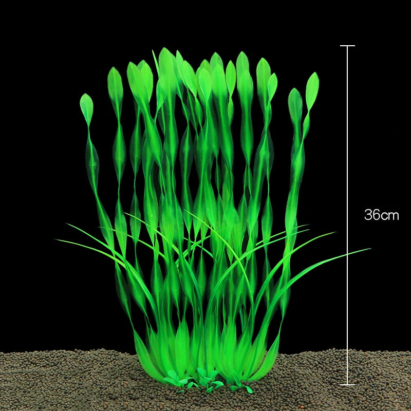 Artificial Aquarium Plants Fish Tank Aquarium Decorations Plastic Underwater Water Grass Aquatic Water Weeds Viewing Decor