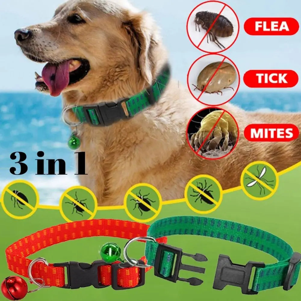 Nylon Safety Mosquitoes Insecticidal Outdoor Neck Strap Dog Collar Pet Suppies Anti Flea Mite Tick