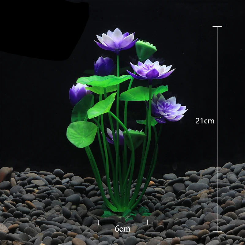 Artificial Aquarium Plants Fish Tank Aquarium Decorations Plastic Underwater Water Grass Aquatic Water Weeds Viewing Decor
