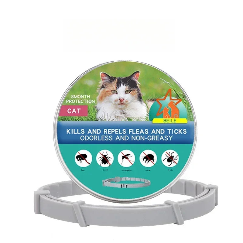 38/70CM Pet Anti Flea Ticks Antiparasitic Dog Cats Collar Protection Retractable Comfortable Breakaway Collars Kittens Large Dog