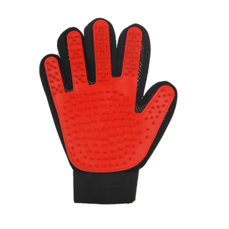 Cat stroking cats gloves rubber pet cleaning hair removal pet grooming gloves cat and dog bath products