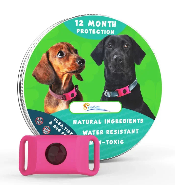 Pet Flea Collar Natural Anti-Flea & Tick Pendant Oils for Dogs & Cats Collar Pet Supplies with Essential Oils to Repel Pests