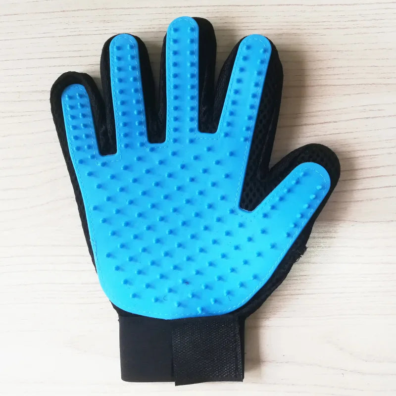 Cat stroking cats gloves rubber pet cleaning hair removal pet grooming gloves cat and dog bath products