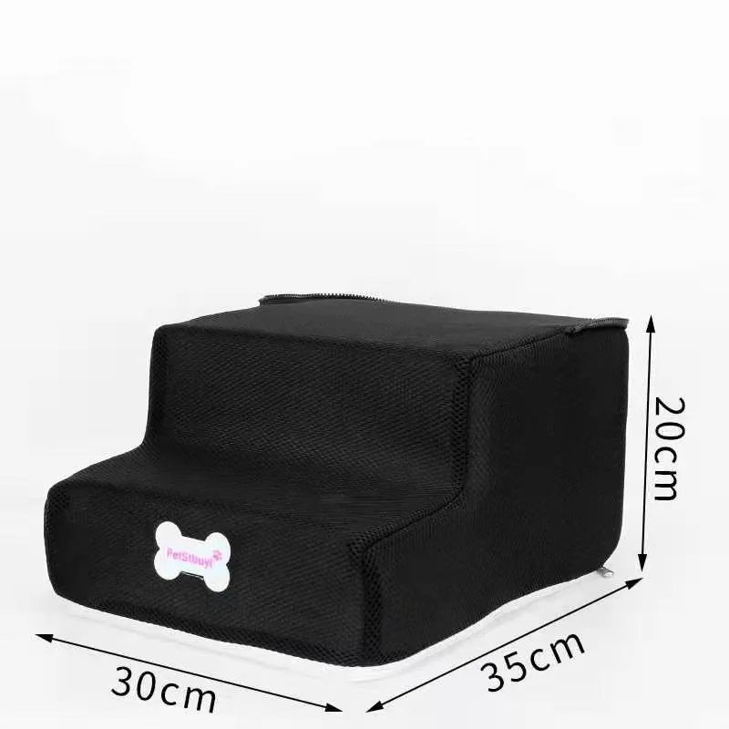 Hot Dog House Dog Stairs Pet 3 Steps Stairs for Small Dog Cat Pet Ramp Ladder Anti-slip Removable Dogs Bed Stairs Pet Supplies