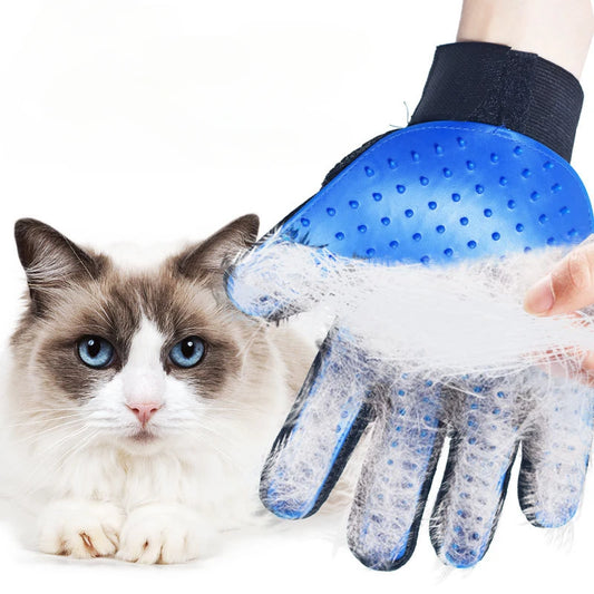 Cat stroking cats gloves rubber pet cleaning hair removal pet grooming gloves cat and dog bath products