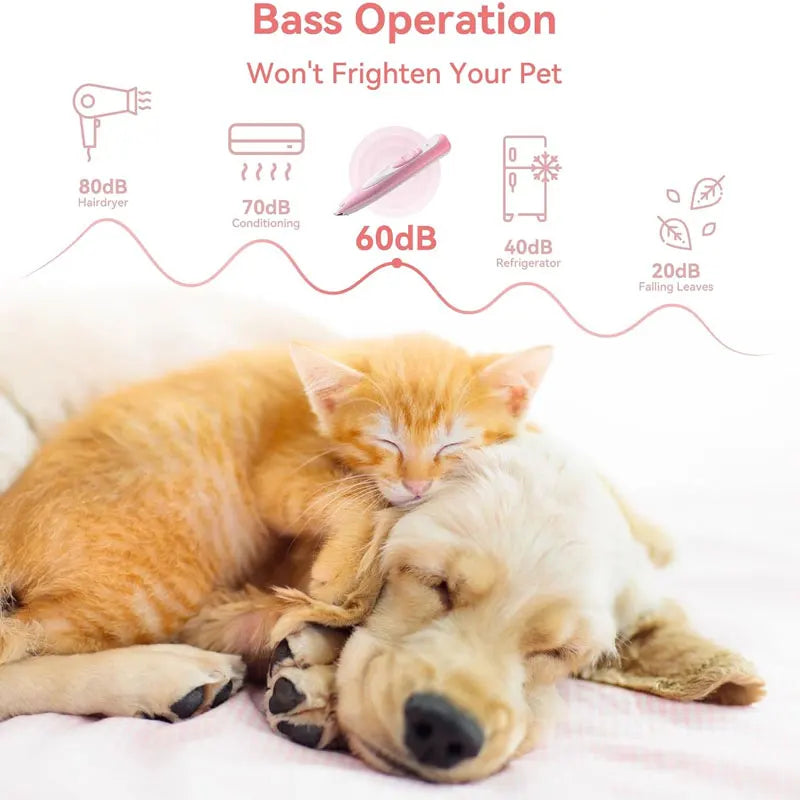 Dog Hair Trimmer Professional LED Pet Foot Hair Trimmer Dog Grooming Clippers for Dogs Haircut Hair Cutting Electric Shaver
