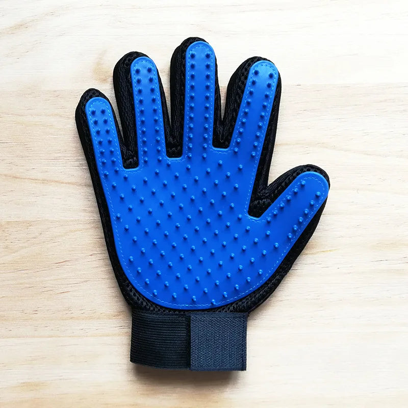 Cat stroking cats gloves rubber pet cleaning hair removal pet grooming gloves cat and dog bath products