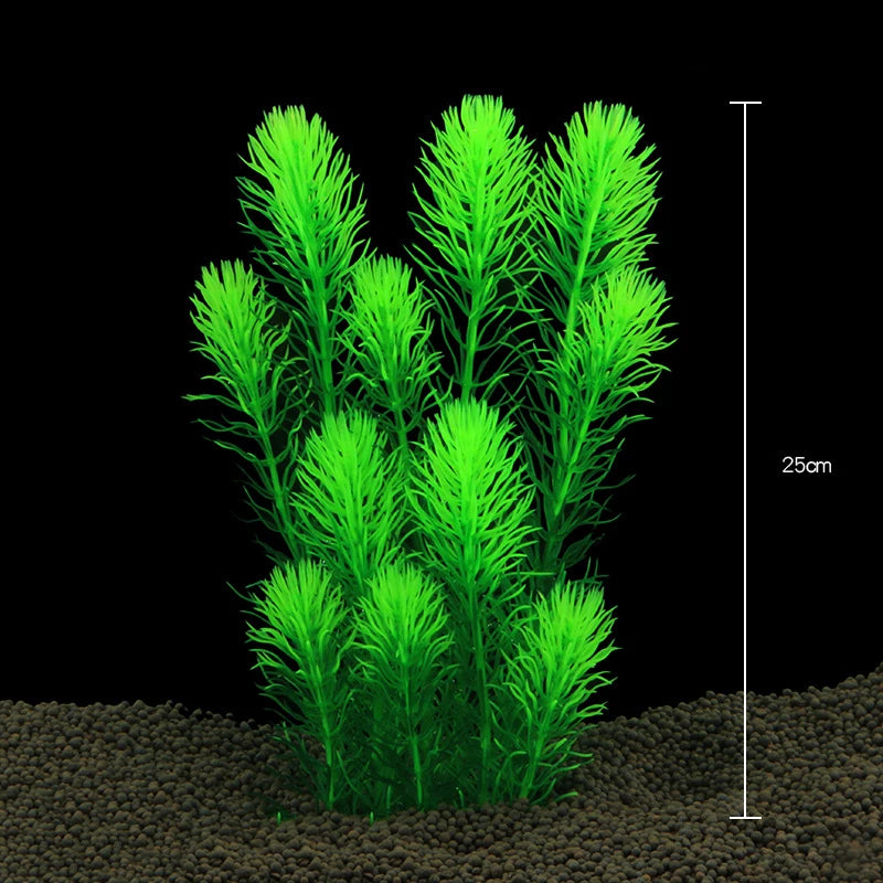 Artificial Aquarium Plants Fish Tank Aquarium Decorations Plastic Underwater Water Grass Aquatic Water Weeds Viewing Decor