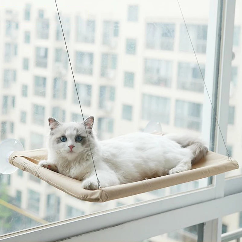 New pet cat hammock hanging cat bed bearing 20 kg comfortable sunny window seat kitten rock climbing frame pet supplies