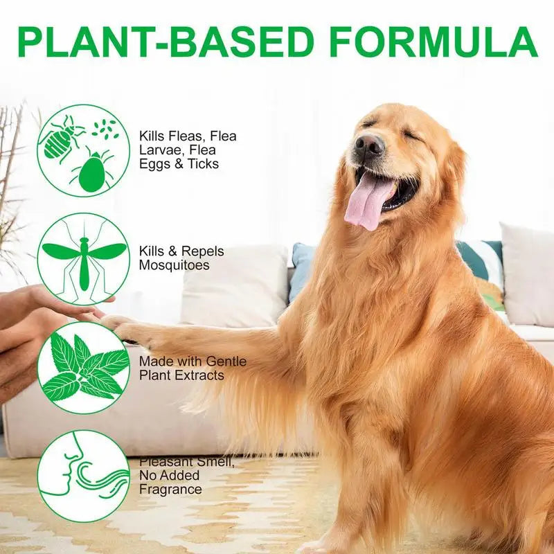 Pet Spray Fleas Tick And Mosquitoes Spray For Dogs Cats And Home Fleas Removal For Dogs And Home Fleas Soothing Spray