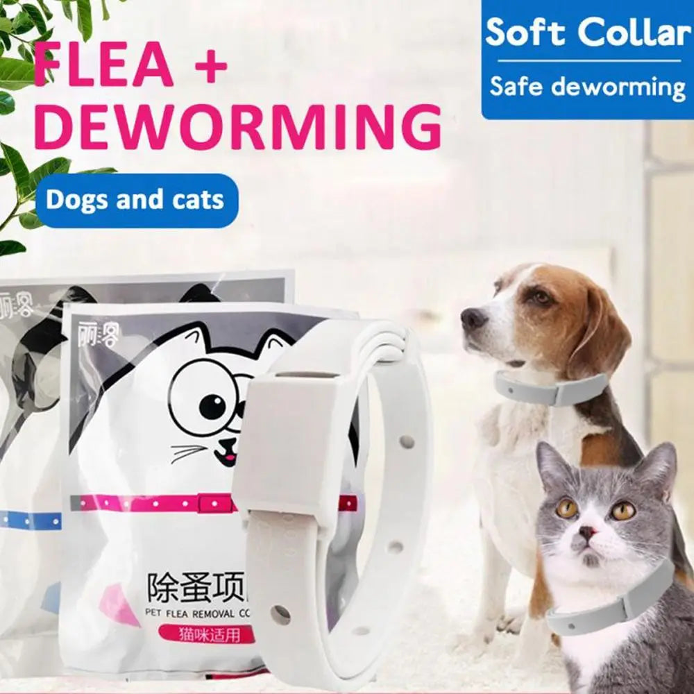 Retractable Adjustable Anti Flea Anti Ticks Silicone Anti Mosquitoes Flea Collar Puppy Collar Dog Cat Collar Dog Flea Repeller