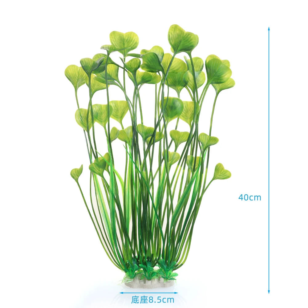 Artificial Aquarium Plants Fish Tank Aquarium Decorations Plastic Underwater Water Grass Aquatic Water Weeds Viewing Decor