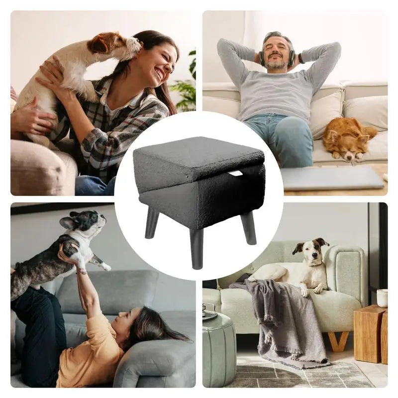 Pet Ramp Anti Slip Kitten Puppy Ladder multifunctional nonslip pet stair stool Foldable Dog Vehicle Stairs for small dogs cats