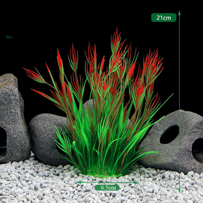 Artificial Aquarium Plants Fish Tank Aquarium Decorations Plastic Underwater Water Grass Aquatic Water Weeds Viewing Decor