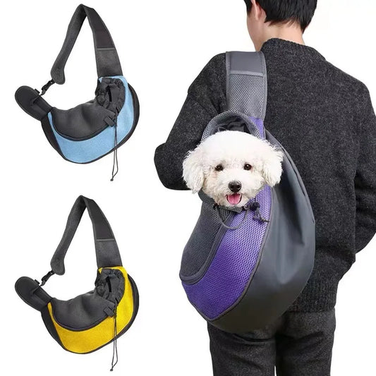 New Dog Bag Breathable Mesh Pet Backpack Carrier for Small Dogs & Cats Chihuahua-Friendly Outdoor Travel Shoulder Bag Perros Bag