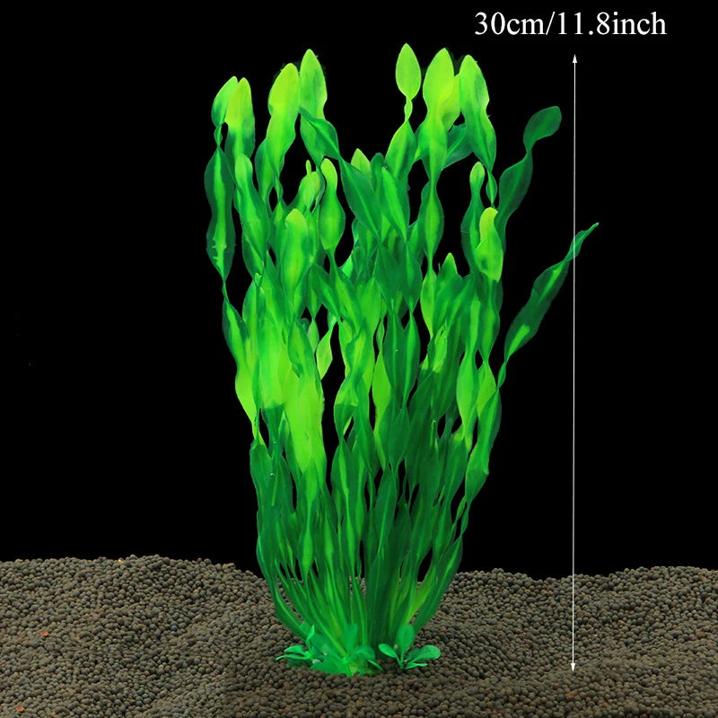 Artificial Aquarium Plants Fish Tank Aquarium Decorations Plastic Underwater Water Grass Aquatic Water Weeds Viewing Decor