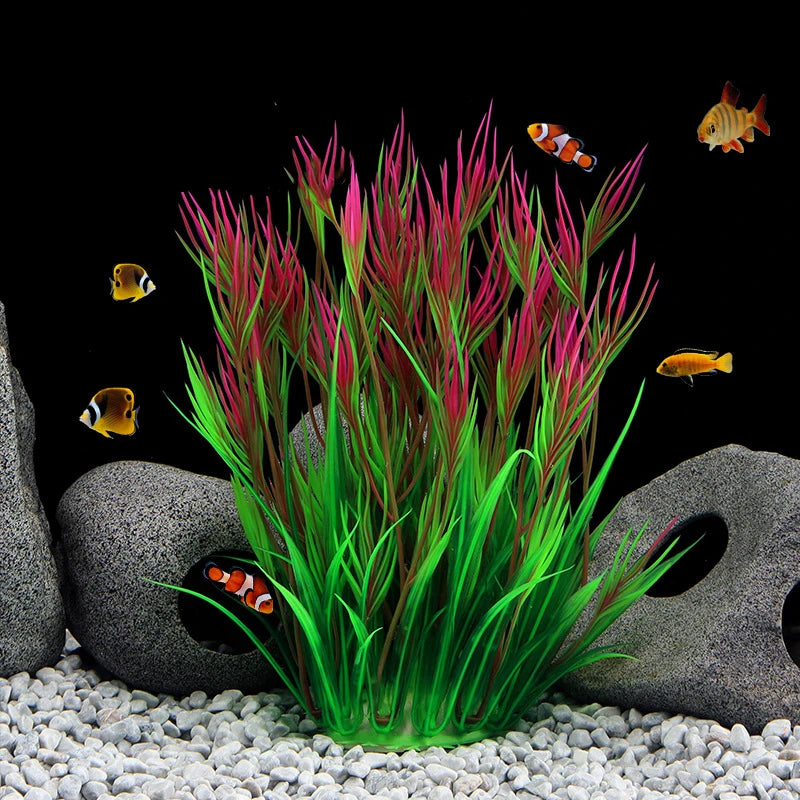 Artificial Aquarium Plants Fish Tank Aquarium Decorations Plastic Underwater Water Grass Aquatic Water Weeds Viewing Decor