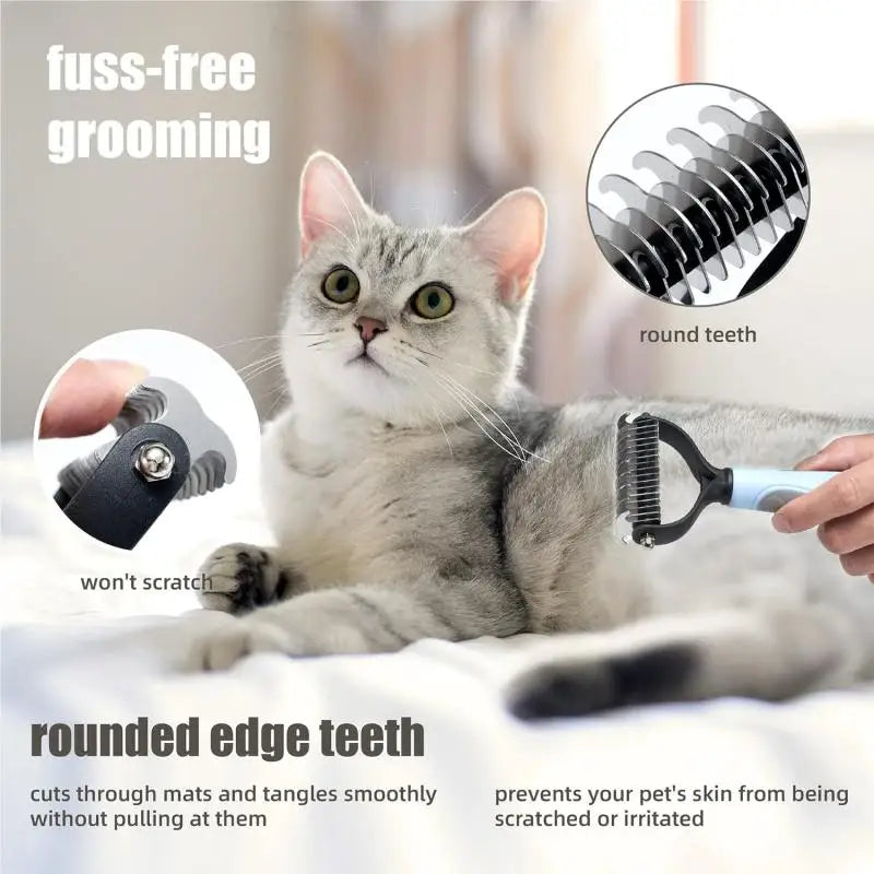 New Dog Brush Pet Dog Hair Remover Cat Comb Grooming And Care Brush For Matted Long Hair and Short Hair Curly Dog Supplies Pet