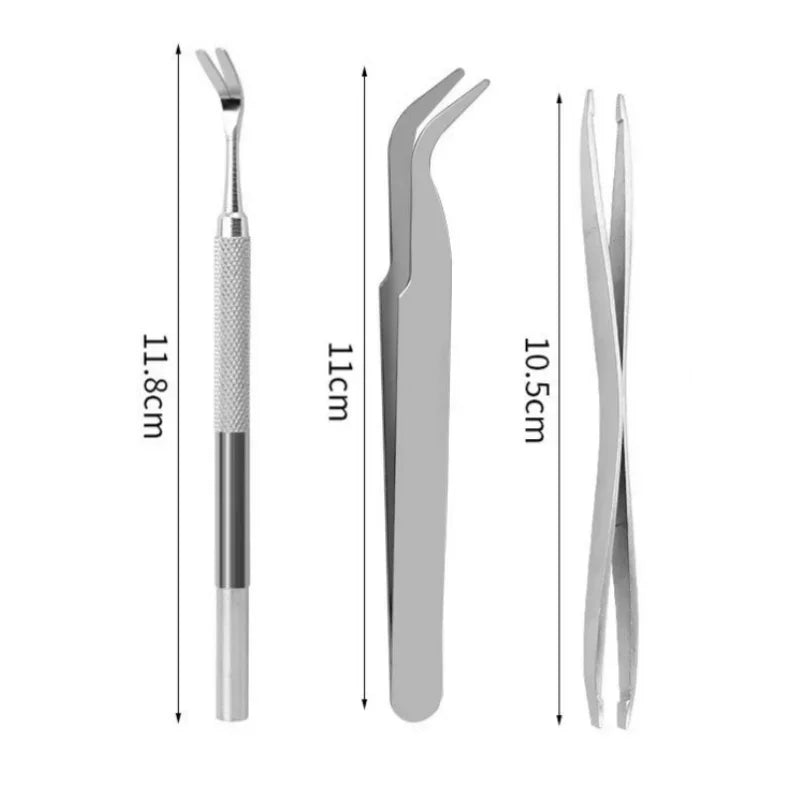 1Set Tick Removal Tool Professional Tick Removal Tweezers Used for Removing Human and Pet Lice Clamps Flea and Tick Removal Tool