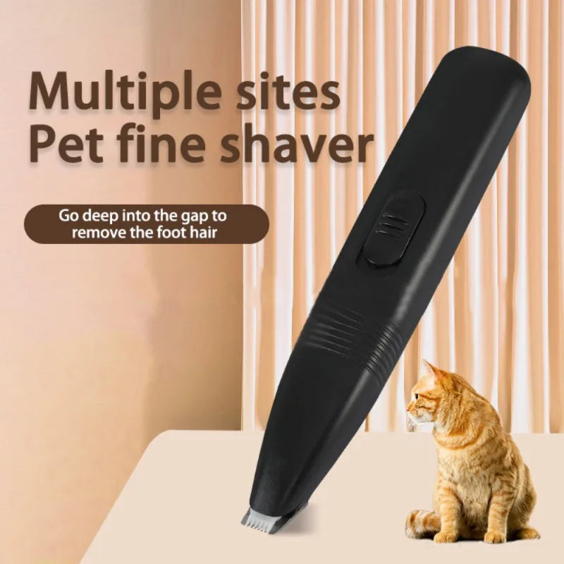 Professional Cat Dog Hair Clipper Grooming Kit Rechargeable Pet Hair Trimmer Shaver Set Animals Hair Cutting Machine Low-Noise