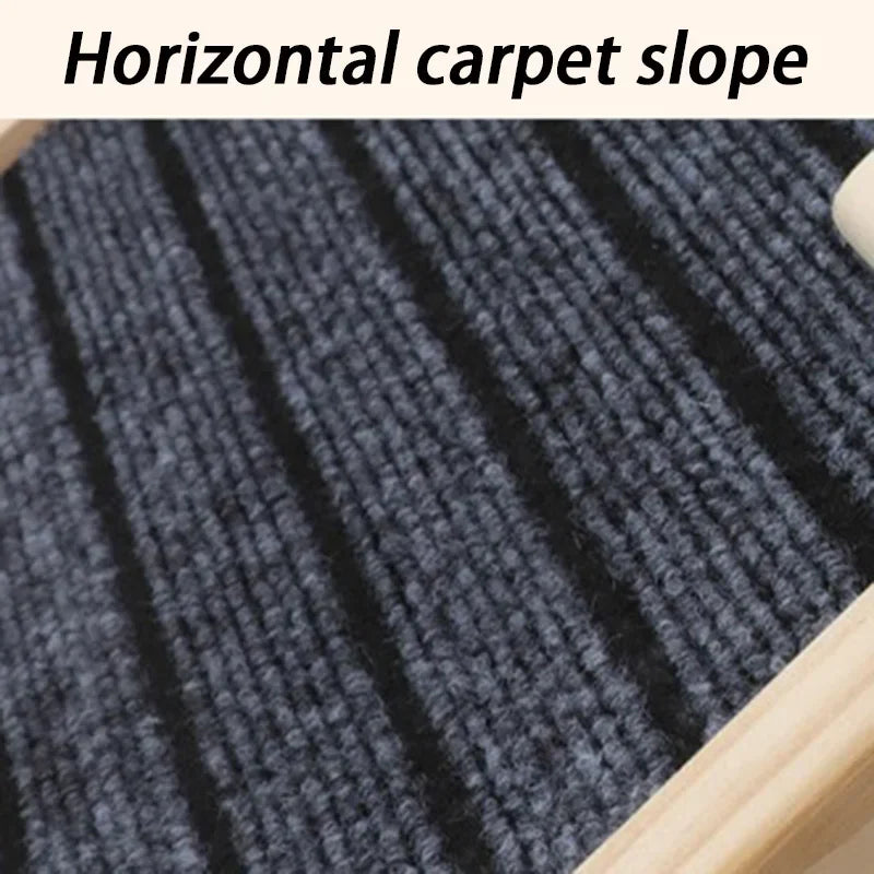 Foldable Small Dog Ramps Solid Wood Pine Stairs High Bed Dog Ramps Car Door Outdoor Pets Straight Ladder Climbing Pet Supplies
