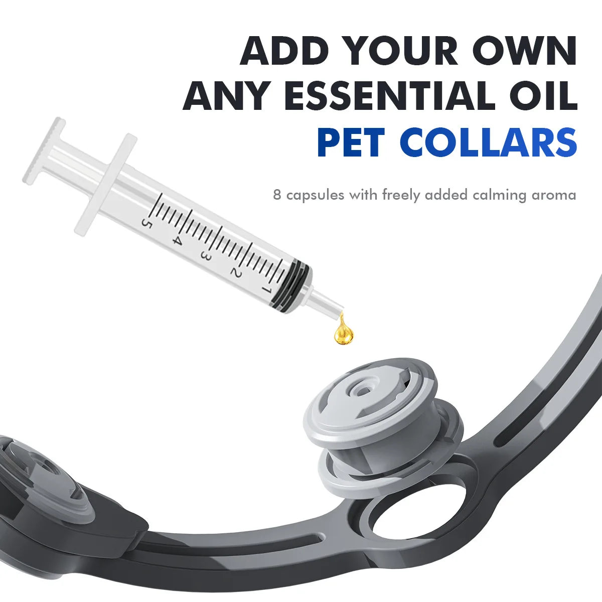 Adjustable Flea & Mosquito Collar for Cats & Dogs - Outdoor Insect Repellent Anti-Flea for Pets Insect Repellent Cat Collar