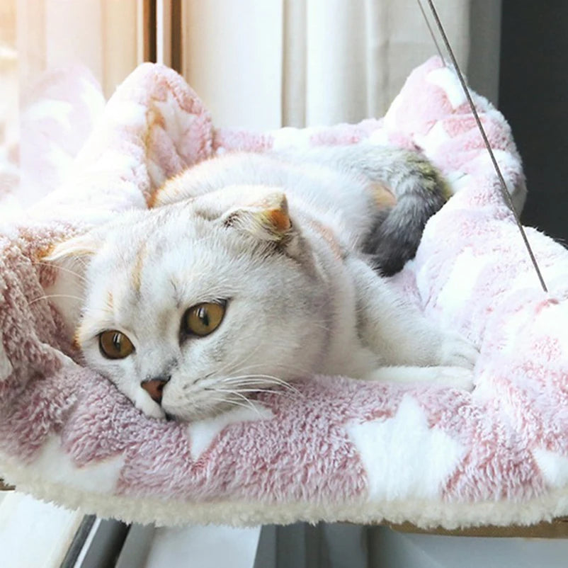 New pet cat hammock hanging cat bed bearing 20 kg comfortable sunny window seat kitten rock climbing frame pet supplies