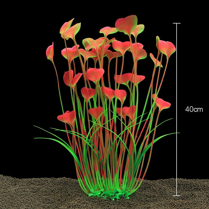 Artificial Aquarium Plants Fish Tank Aquarium Decorations Plastic Underwater Water Grass Aquatic Water Weeds Viewing Decor