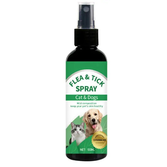 Cat Tick Spray 100ml Dog Tick Liquid Tick Prevention And Protection Portable Dog Deworming Liquid For Dogs Cats